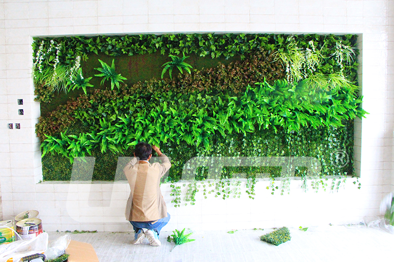 室內仿真植物墻